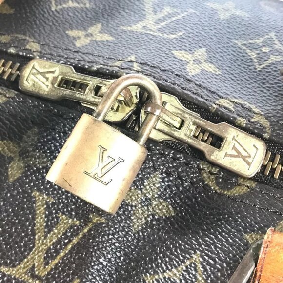 LOUIS VUITTON M41424 Monogram Keepall55 travel bag Duffle Bag Brown - Picture 5 of 14